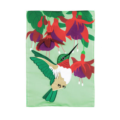 Drapeau de jardin à 2 côtés en polyester 18 x 13 po