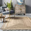 Tapis en jute Tera pour la cuisine du salon, ivoire-1286044735