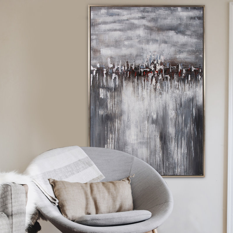 «In the Moonlight», peinture sur toile encadrée
