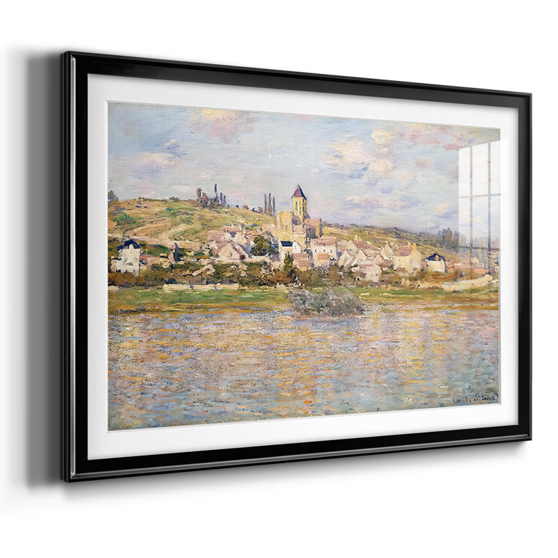 " Claude Monet ", 15" H x 21" W x 1.5" D, Black Framed