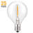 25-Pieces Clear G40 Globe LED Light Bulbs Shatterproof 2700K (5 Watt Equivalent)