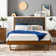 Willow Wood Platform Bed with Angular Frame