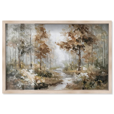 «Forest Path II Shadowbox Print Vintage Decor» par Art Remedy