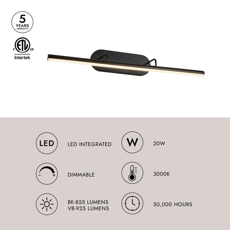Wall Mounted, Black