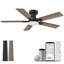 Ventilateur de plafond encastré 42 po x 5 po à DEL Blade Smart-378145498-378520987