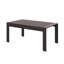 Table basse d'extérieur 43 po en aluminium toutes saisons, table rectangulaire noire moderne-125534634