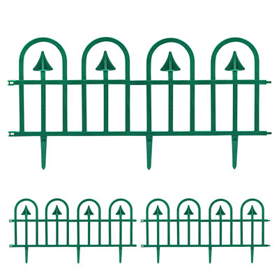 12'' H x 22.4'' W Dark Green Polyethylene Plastic