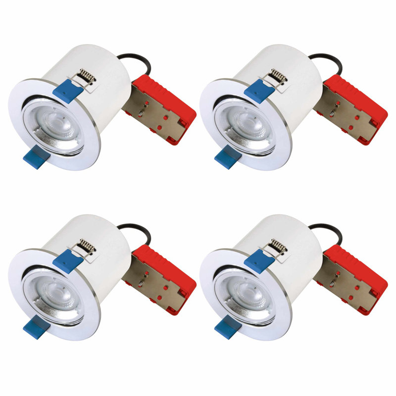 Anjolie 9.6cm Recessed Lighting Kit, Chrome