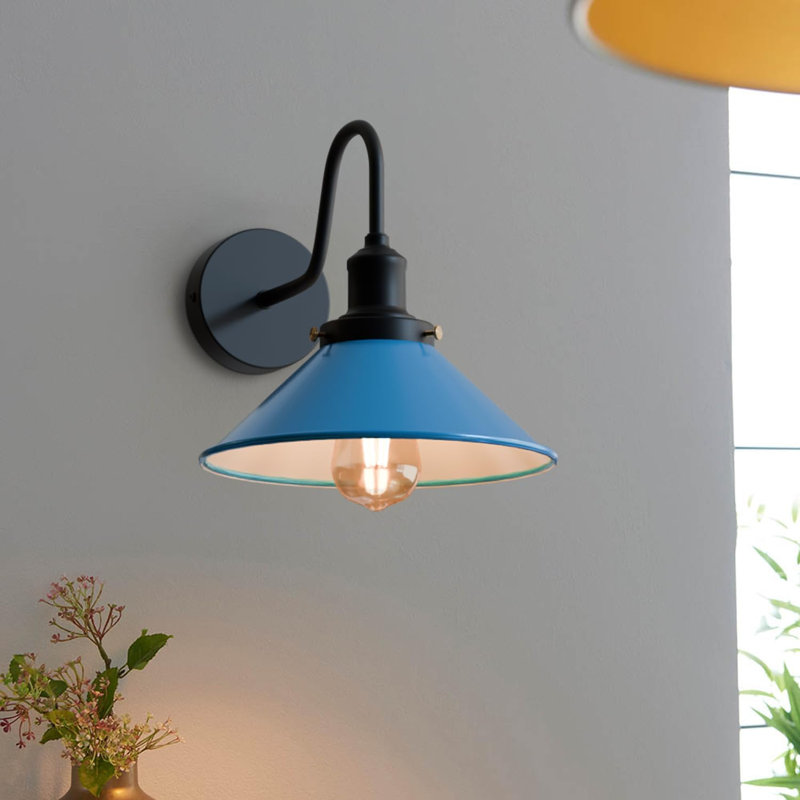 Armed Sconce, Blue