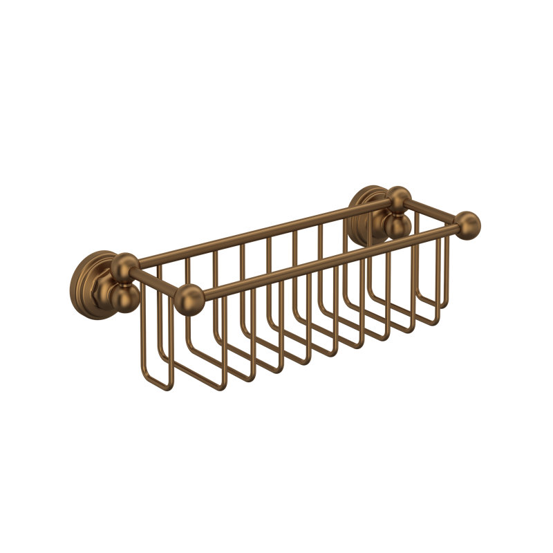 Perrin & Rowe 10" Bottle Basket, English Bronze