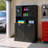 Premium MPF Black Garage Storage Cabinet with Dual Tilt-Out Compartments and Removable Fabric Bags, 60" Tall Organizer