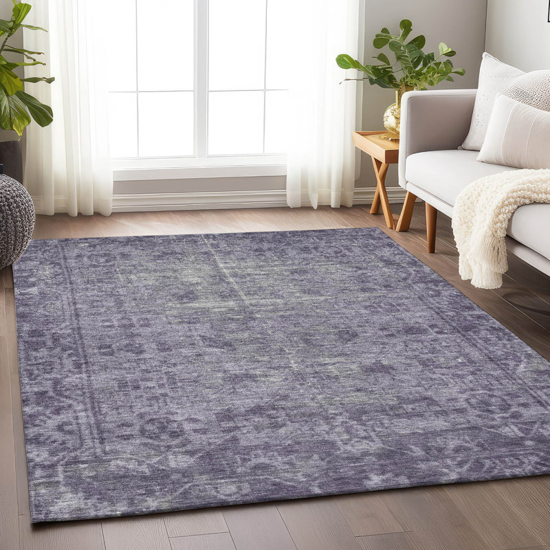 Tapis lavable intérieur / extérieur Delaura - LOOMlan, 8 pi x 10 pi