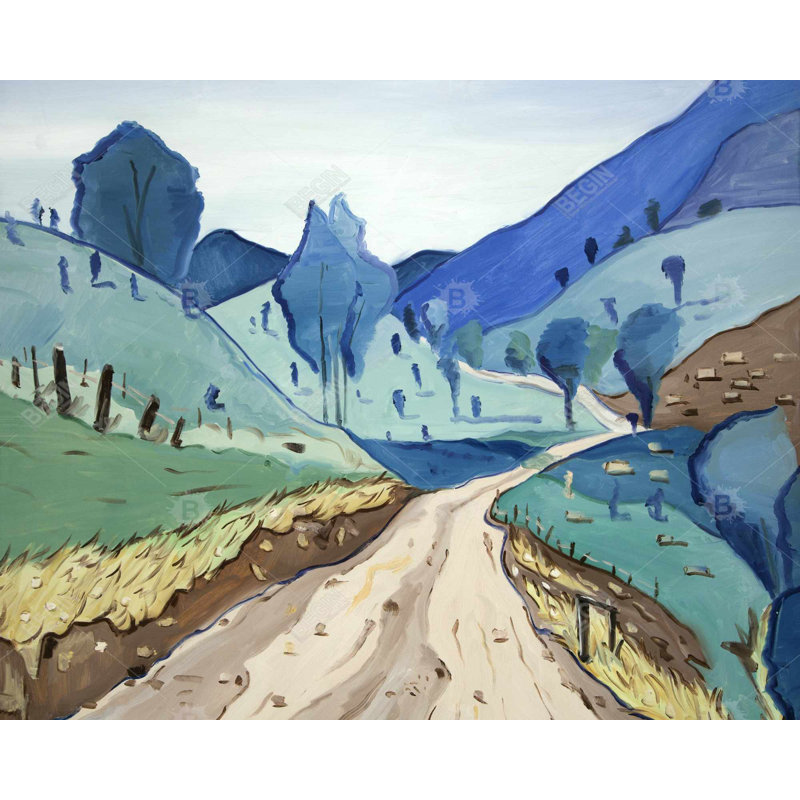Tuscany Trail Print On Canvas