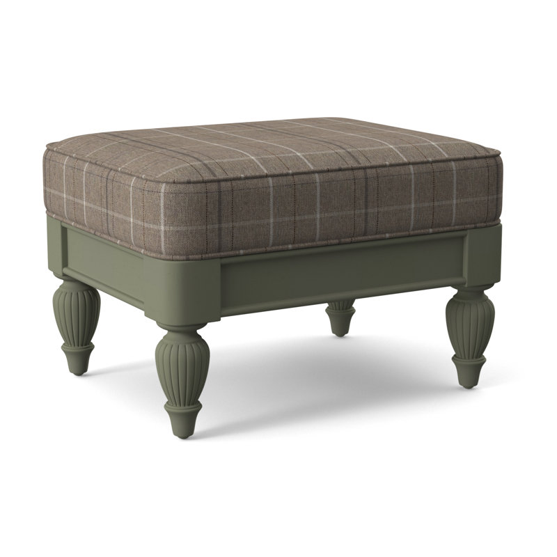 Grand View Ottoman, Beige Performance Fabric; 0851-73, Greystone Finish
