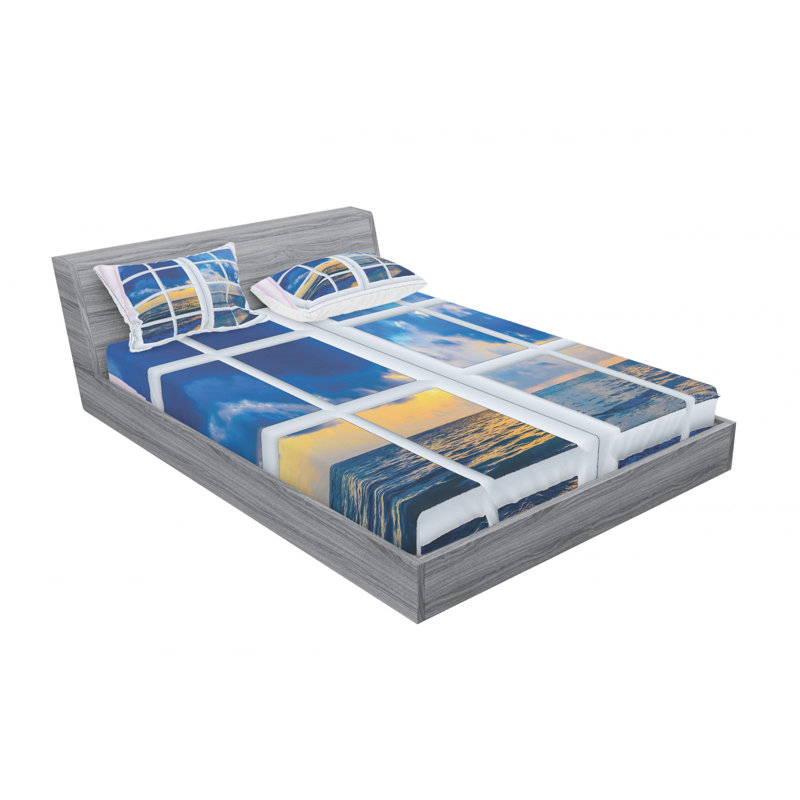 Microfiber Sheet Set, Full Sheet Set with Fitted Sheet