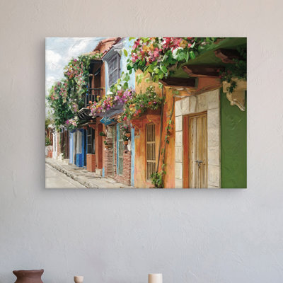 Village Village - Impression sur toile tendue