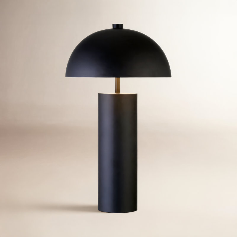 Marcella Geof 27" Table Lamp, Black
