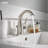 Moen Sarona Single Hole Bathroom Faucet with Drain Assembly and Optional Deckplate-39885033
