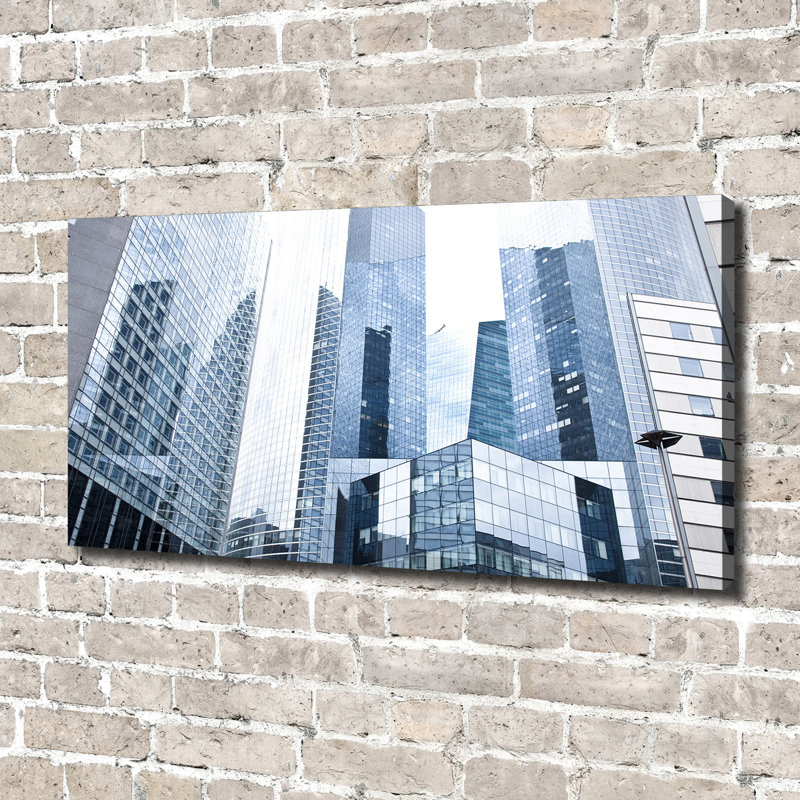 Skyscrapers - No Frame Print, 70cm H x 140cm W, Canvas