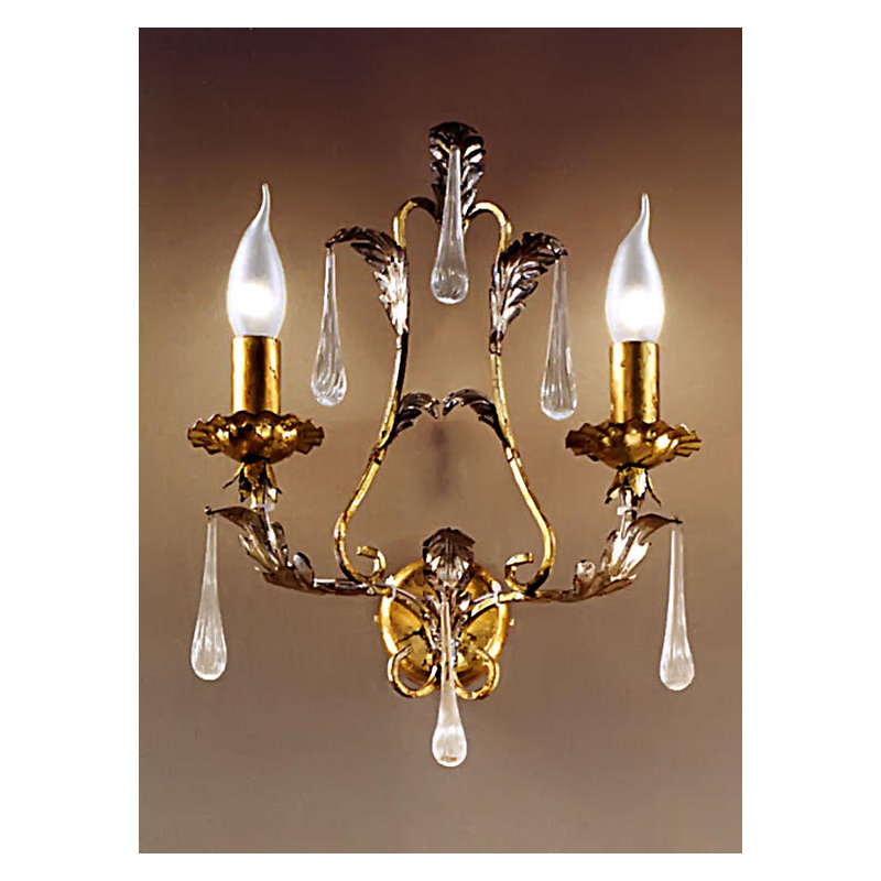 2-Light Candle Wall Light