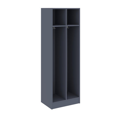 Double Wide Two Compartment Classroom Cabinet Locker