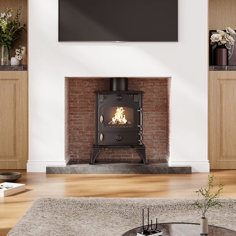 ClassicLiving 44.5cm W Black Electric Fireplace