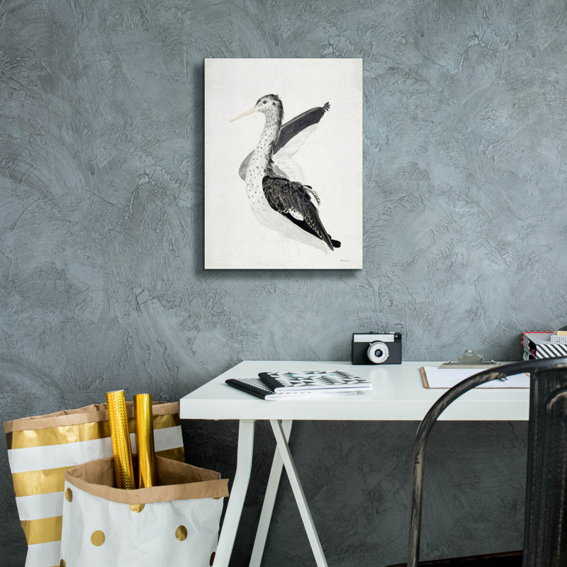  «Long Billing Bird» par Stellar Design Studio, art mural sur toile, 12 po x 16 po, H 16 po x l 12 po