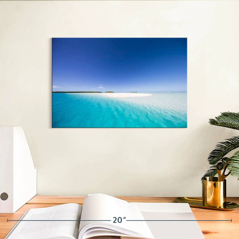 Turquoise Cook Islands Gillard, 8" H x 12" W