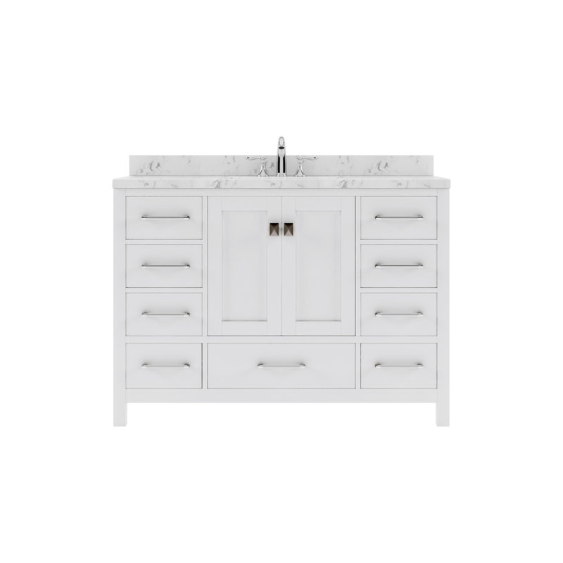 Ensemble de meuble-lavabo simple 48 po Kazanovicz, Blanc