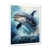 White Single Picture Frameed Canvas