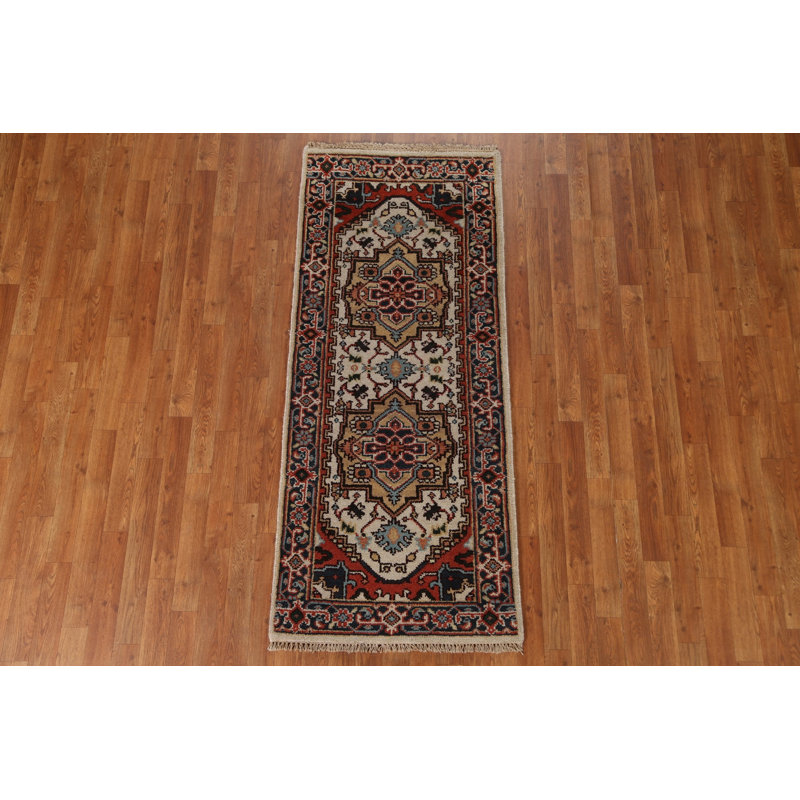 Tapis en laine Heriz Serapi noué à la main 3 x 6
