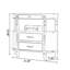 Console noire en bois massif-163452895
