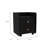 1-Shelf 2-Drawer Nightstand Wenge
