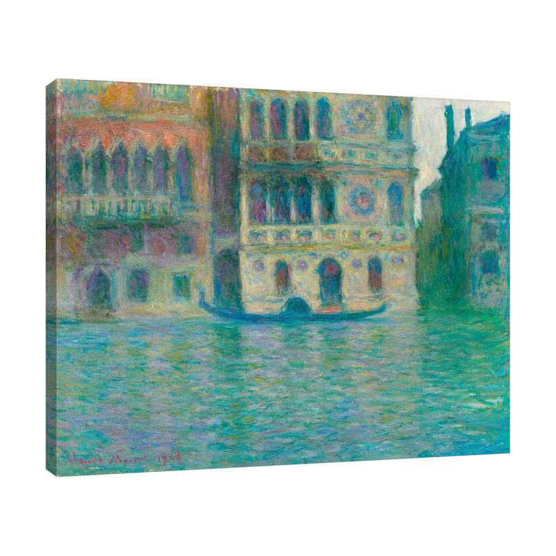 «Venice, Palazzo Dario» par Claude Monet, reproduction sur toile tendue, H 20 po x l 24 po x P 1,5 po
