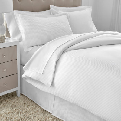 Five Star Hotel Collection Solid Fresh White Duvet Cover