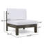 ENSEMBLE DE CANAPÉ 3 PIÈCES, BLANC-307340369-307340368