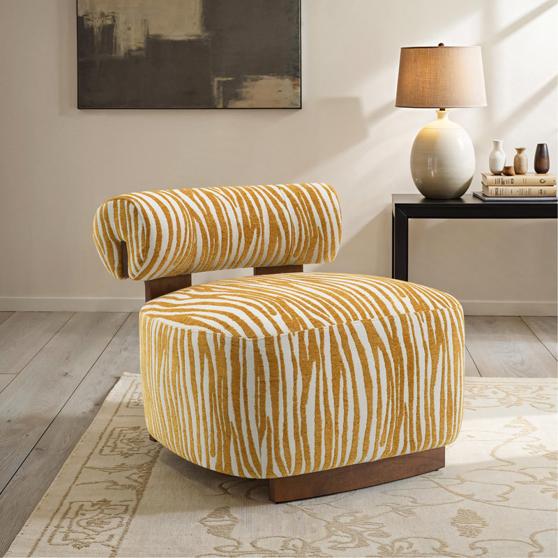 Chaise d'appoint 1Pc, Jaune
