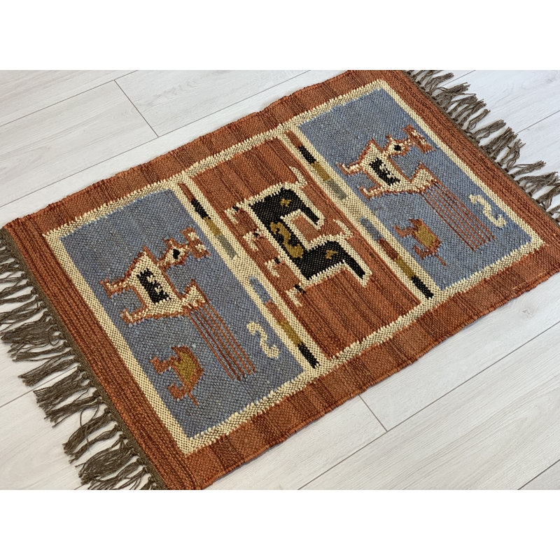 Southwestern Flatweave 60cm X 90cm Area Rug