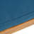 PERLA DINING CHAIR,2PCS With 2 Blue Cushions,For Backyard, Poolside, Garden, Outdoor Dining