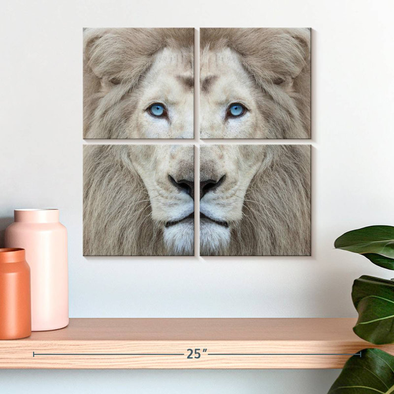 Lion exotique Brampt, H 18 po x l 18 po