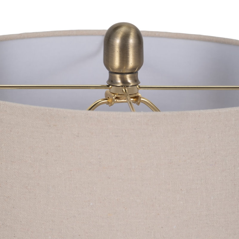 Sibin 2 Piece 23.5" Glass Table Lamp Set