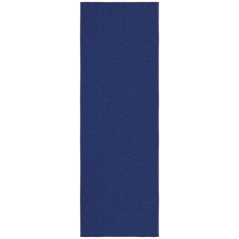Emmy Navy Blue Indoor Runner Rug, Runner 1'8" x 4'5", Navy Blue