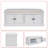Linen Blend Upholstered Storage Bench-1202489370