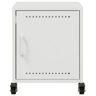 Preslei 36cm W Steel Bedside Table