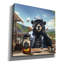  «Cool Bear Moonshine Buzz» par Jim Baldwin, art mural sur toile, 12 po x 12 po