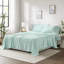 Drap simple 100% polaire 3 pièces Handfeel Cozy Pilling 2 pièces taies d'oreiller plates Lavable à la machine