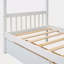 Lit simple en bois avec tiroirs