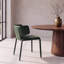 Chaise d'appoint rembourrée en cuir avec siège rembourré et siège en cuir Saddle-916828032