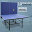 9Ft Mid-Size Table Tennis Table Foldable & Portable Ping Pong Table Set For Indoor & Outdoor Games