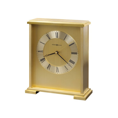 Traditional Analogue Quartz Movement / Crystal Tabletop Clock in